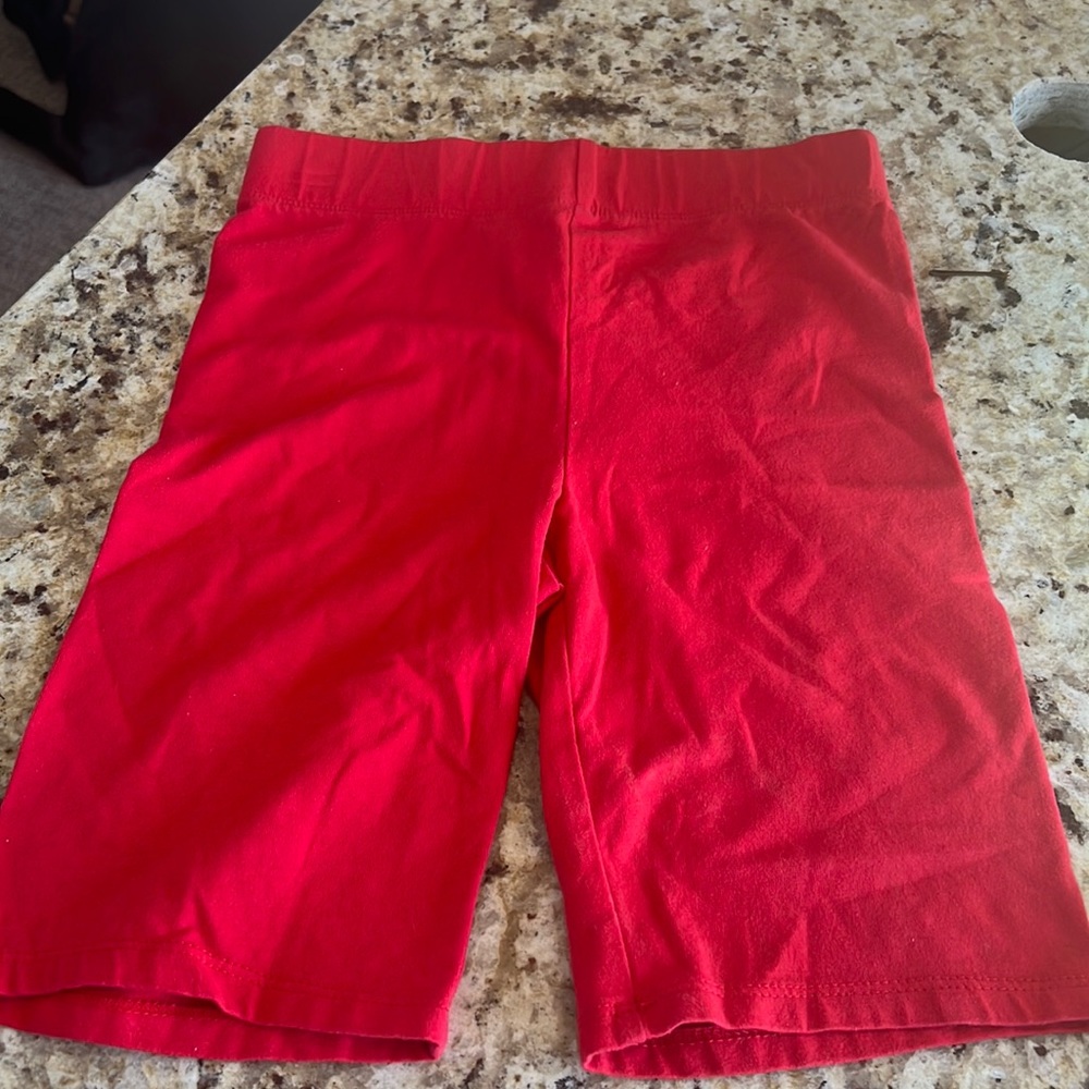 NWOT * Forever 21 Red 8” Bike Shorts Size XS